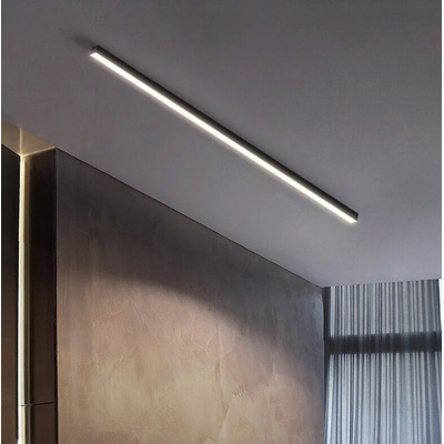 Perfil Led Dyna Negro 120cm Dinámico Lineal 25w Lk  
