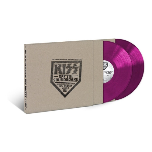 Versión de álbum de edición limitada de Kiss - Off The Soundboard Des Moines '77 (2 lp/color/sellada)