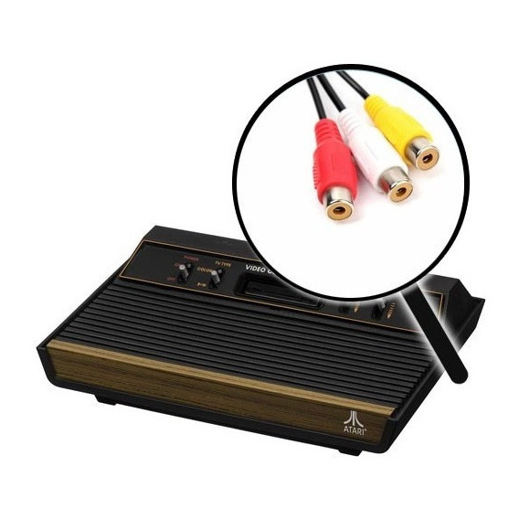 Atari 2600 Restauradas Control Nuevo Y Audio Video Mod !