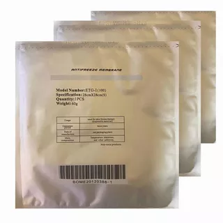 50 Pack Membranas Cryo Antifrezze 28x28cm Coolsculpting