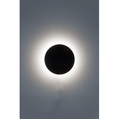 Aplique Circular Led Exterior Neon S Negro 12cm 9w Cie 