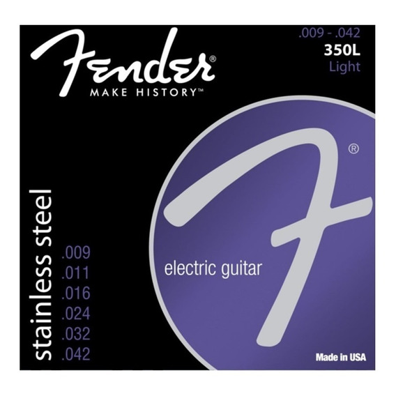 Encordado Guitarra Electrica .09 Fender 073-0350-403 350l