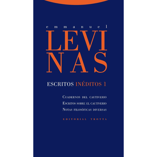 Escritos Inéditos 1, Emmanuel Levinas, Trotta