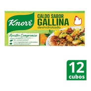 Knorr Caldo Sabor Gallina X 12 Unidades