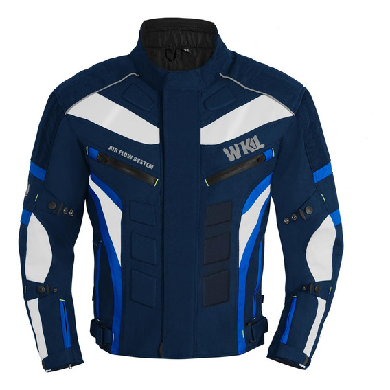 Chamarra Motociclista Hombre Protectores Impermeable Wkl