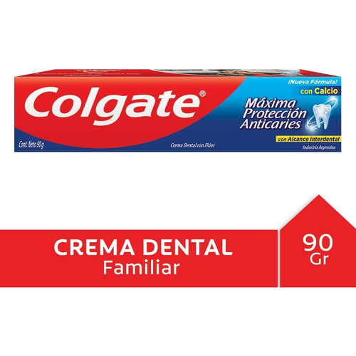 Crema Dental Colgate Máxima Protección Anticaries 90g