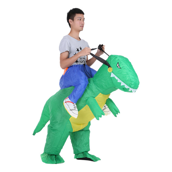 Disfraz Inflable De Dinosaurio Irishom Adorable Para Adultos