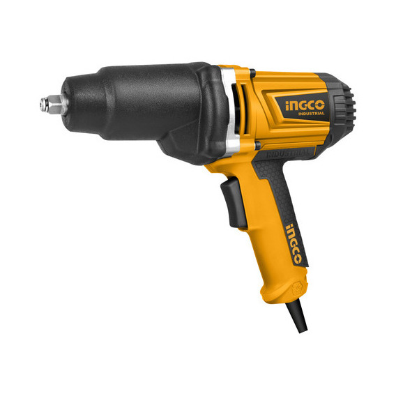 Pistola De Impacto Ingco Electrica Industrial 1/2 1050w/550 Color Amarillo Frecuencia 50