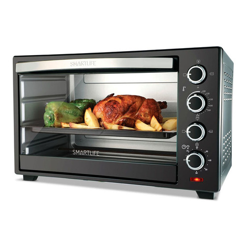 Horno Electrico De Conveccion 50 Lts Smartlife Sl-tor050pn Color Negro