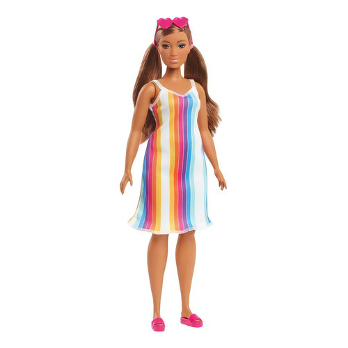 Barbie  Barbie Malibu 50 Aniversario Vestido Rayas