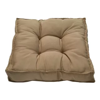 Almofada Futon 40x40 Cores Lisas Assento Gorgurao Shelter Cor Cáqui