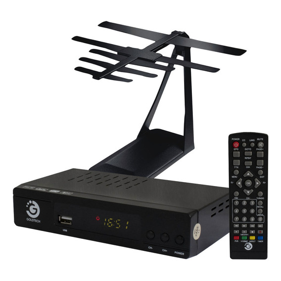 Pack Sintonizador Tv Digital Hd Isdbt + Antena Interior Dimm
