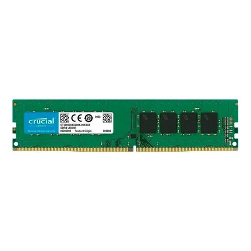 Memoria RAM Basics color verde  8GB 1 Crucial CB8GU2666