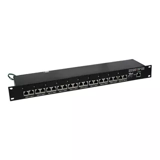 Patch Panel 10 Portas Poe Evolution 12v Fast Ethernet Volt