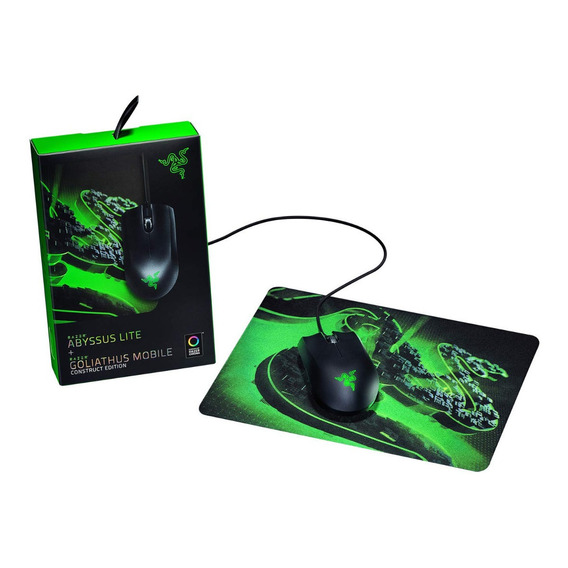 Razer Abyssus Lite + Pad Mouse Goliathus Mobile Construct