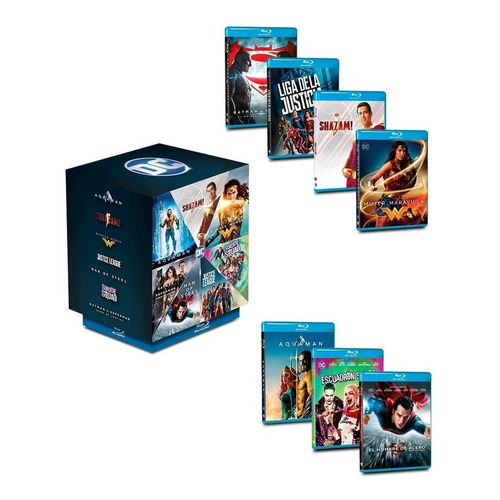 Peliculas Bluray Paquete Set Dc Heroes ¡¡ Envío Inmediato