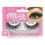 Pestañas Postizas Mink 3d Profesionales Naturales Amor Us Color 3d Silk Mink 43 Espesor 10 Mm Largo 10 Mm Tipo De Curvatura D