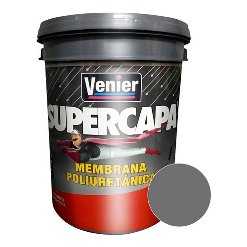 Dessutol Membrana Poliuretanico Supercapa 20kg Venier Gris Acabado