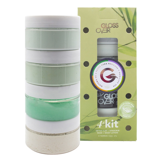 Kit De 4 Pasos Spa Manicure Y Pedicure Gloss Over 