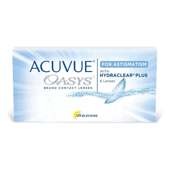 Lentes De Contacto Para Astigmatismo Acuvue Oasys Torico Caja Con 6 Piezas Con Tecnología Hydraclear Plus 