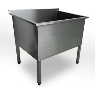 Tanque Aço Inox Industrial Reforçado 95x75x90cm 304,5 L