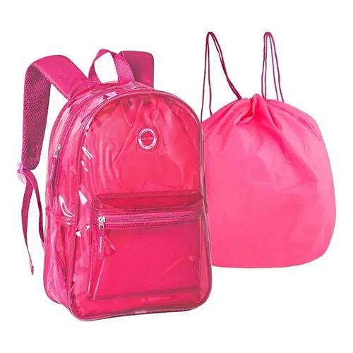 Mochila deals rosa fosforescente