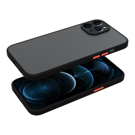 Carcasa Compatible iPhone 12 /mini/pro Max Traslúcida+lámina