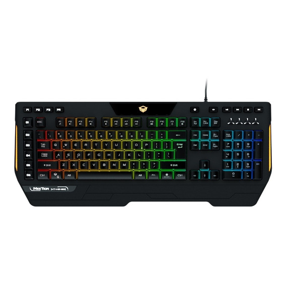 Teclado Mecanico Usb Gamer Rgb Macros Meetion Ps4 Febo