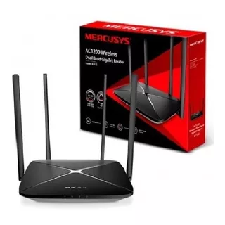 Router Mercusys Ac12g Dual Band Gigabit 4 Antenas Ac1200mbps