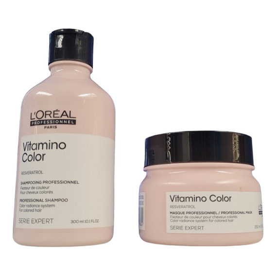 Pack Loreal Vitamino Color Shampoo + Máscara