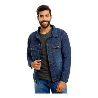 Jaqueta Jeans Masculina Premium Em Promoção - Várias Cores