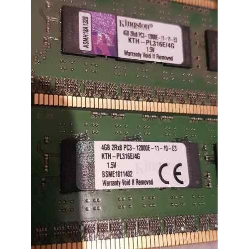Memoria RAM  4GB 1 Kingston KTH-PL316E/4G
