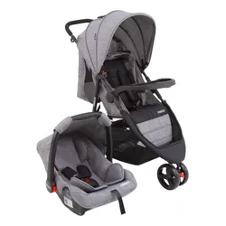 Travel System Jetty Duo Cinza Mescla Cosco Kids no Mercado Livre com oferta e cupom de desconto