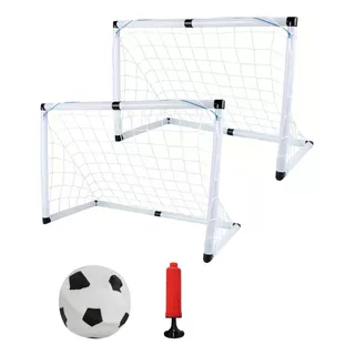 Juego De 2 Porterías De Fútbol Portátil Para Niños92*61*48cm