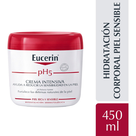 Crema Corporal Eucerin Intensiva Ph5 Piel Seca y sensible 450 ml