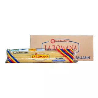 Pasta Tallarines La Romana 200gr Semolina 20 Pack Tallarín