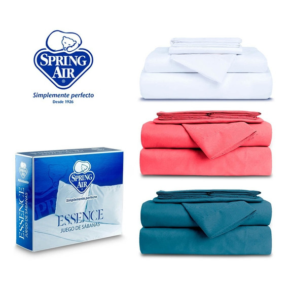 Juego De Sabanas King Size, Pack De 3 Colores Spring Air Sp