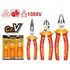 Kit Set Juego De Alicates Aislados 3 Piezas Ingco Hikps28318
