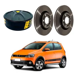  Disco Freio Dianteiro Volkswagen Crossfox 1.6 2011 A 2014
