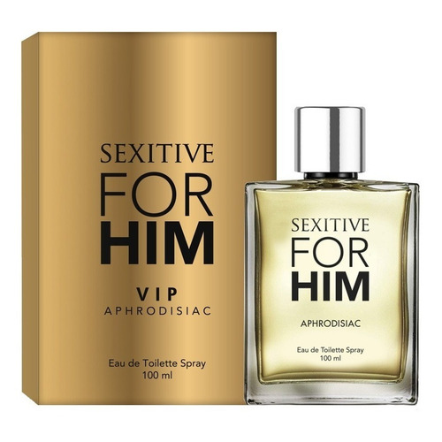 Sexitive Vip Afrodisiaco For Him Con Feromonas Perfume 100 ml Para Hombre