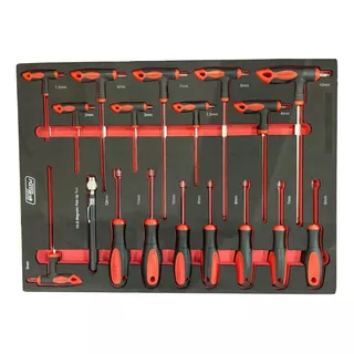 Set Llaves Allen Y Destornilladores De Hexagono 18 Pcs