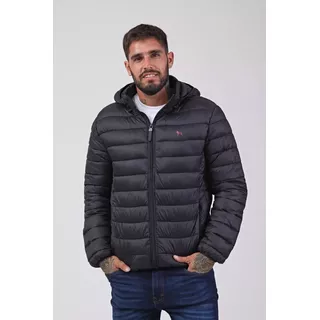 Campera Hombreimportada Bravo Jeans Pekín Negra T. S Al 4xl