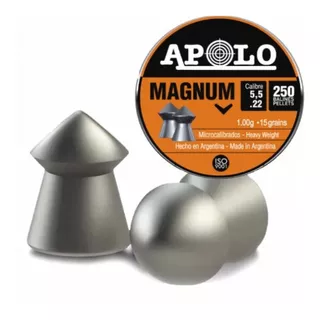 Balines Apolo Magnum 5.5  3 Latas X 250