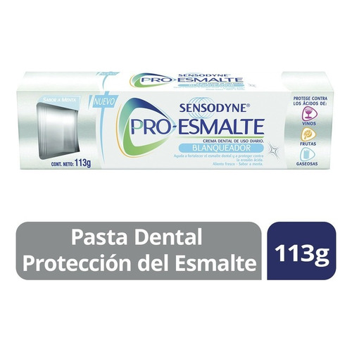 Sensodyne Pro-esmalte Blanqueador, 113g Pasta Dental