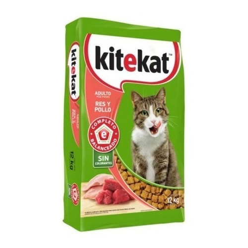 Croquetas Alimento Para Gato Adulto Kitekat Bolsa 12kg 