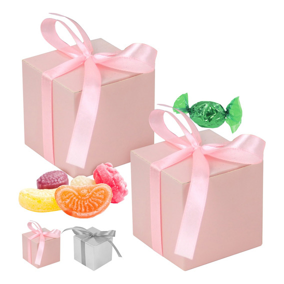 100 Cajitas Para Dulces,cajas Para Dulces Recuerdos Boda