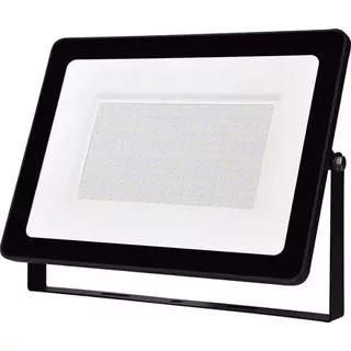 Reflector 200w Proyector Led Exterior Blanco Frio Flat 