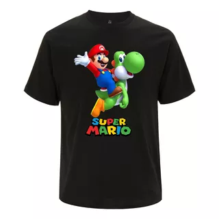 Remera Mario Bros 100% Algodón