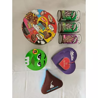 Combo De Latas Coleccionables Kiss, M&m, Cuissine Y Bauducco