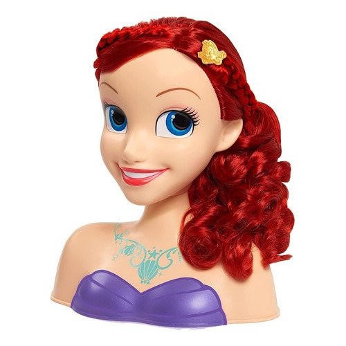 Princesa Ariel,cabeza Con 10 Accsesorios